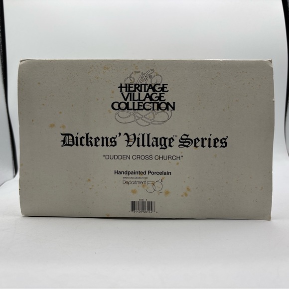 Department 56 1995 Vintage HVC Dickens Village Series Dudden Cross Church 5834-3 - Picture 9 of 12